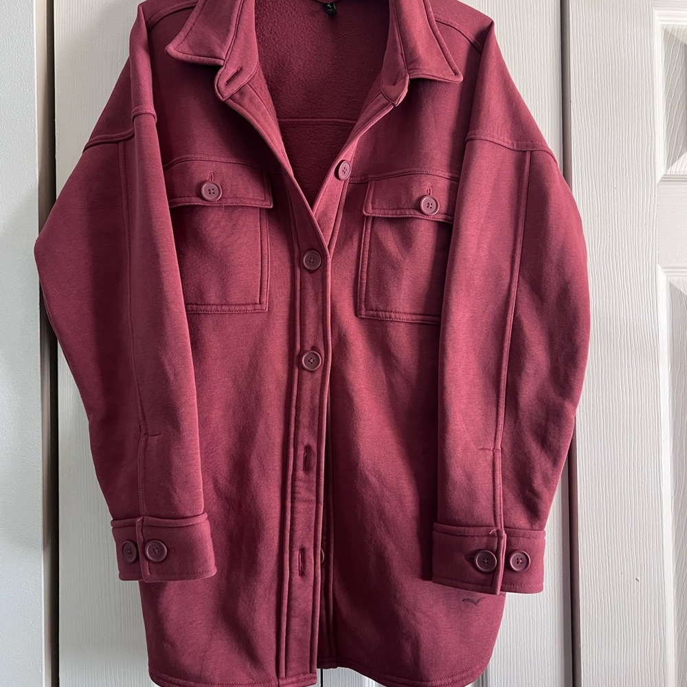 3/$80🌈 — LazyPants Brick Red Shacket size Large